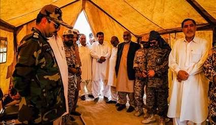 مانور امداد و نجات گردان کوثر سپاه در چابهار/ تصاویر