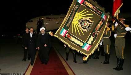 عودة الرئيس الإيراني من الكويت