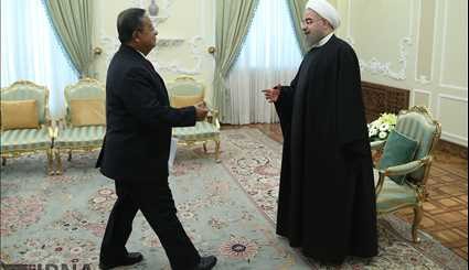 دیدار وزیر هماهنگی امور اقتصادی اندونزی با روحانی/ تصاویر