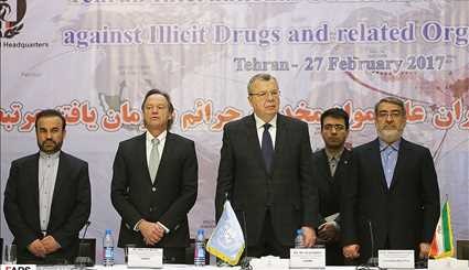 کنفرانس بین‌المللی تهران علیه قاچاق مواد مخدر/ تصاویر