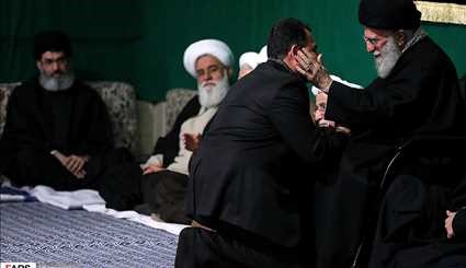 اولین شب عزاداری فاطمیه ۱۴۳۸ در حسینیه امام خمینی | تصاویر