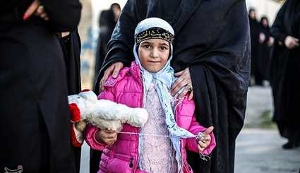 استقبال از دو شهید گمنام در سرخنکلاته گلستان/ تصاویر