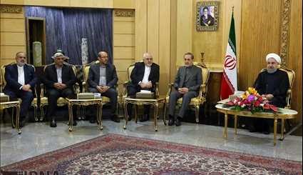 بازگشت رئیس جمهور به تهران/ تصاویر