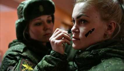 في يوم المرأة .. شاهد المسابقات النسائية في الجيش الروسي