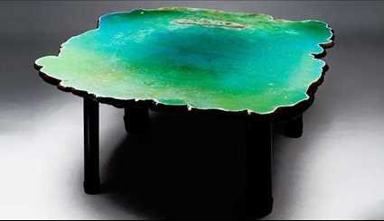 بالصور..الإبداع بتصميم طاولات مستوحاة من جمال الطبيعة