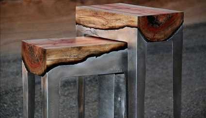 بالصور..الإبداع بتصميم طاولات مستوحاة من جمال الطبيعة