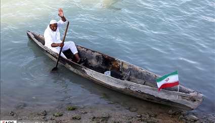 مسابقه قایق های «حوری» در جزیره قشم | تصاویر