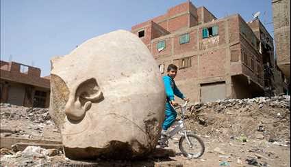 کشف بزرگ تاریخی در خیابان‌های قاهره +عکس
