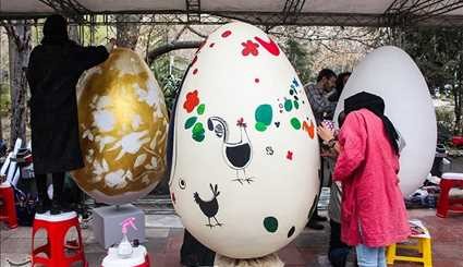 البيض الملون من تقاليد عيد النوروز