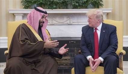 تصاویر ضیافت ناهار ترامپ برای جانشین ولیعهد عربستان