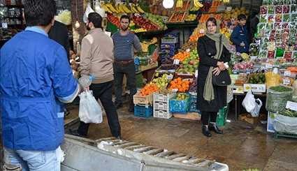 شلوغی بازار تهران در آستانه نوروز/ تصاویر