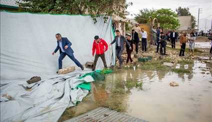 تقرير مصور عن الخسائر التي الحقتها الامواج الهائجة بجنوب محافظة بوشهر