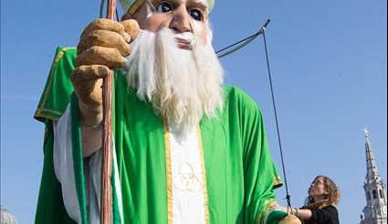 جشنواره سنت پاتریک در ایرلند‎ | تصاویر