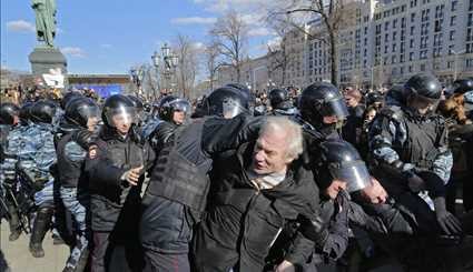 المظاهرات ضد الحكومة الروسية