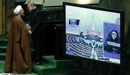 اولین جلسه علنی مجلس در سال 96 | تصاویر