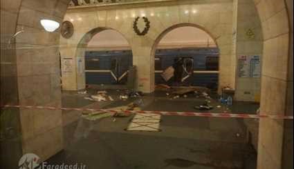 مترو سان بطرسبورغ بعد يوم من التفجير