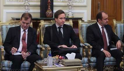 دیدار معاون نخست‌وزیر مجارستان با رئیس مجلس شورای اسلامی/ تصاویر
