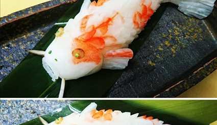 صور: فنان ياباني يصنع منحوتات إبداعية على الطعام