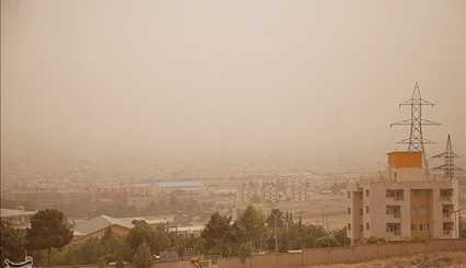 آلودگی هوا در کرمانشاه/ تصاویر