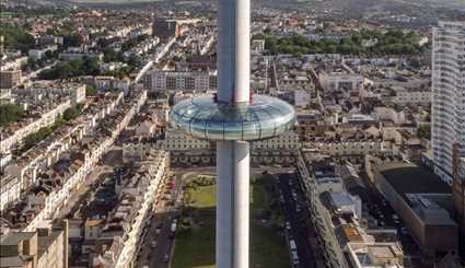 تعرف على برج i360 .. أنحف برج مراقبة في العالم في مدينة برايتون البريطانية!