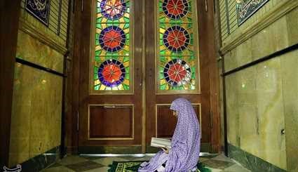 مراسم معنوی اعتکاف در مسجد جمکران/ تصاویر