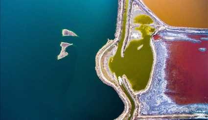تغيير لون البحر الميت في الصين