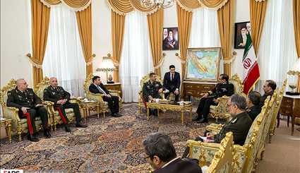 دیدار وزیر دفاع جمهوری آذربایجان با دبیر شورای عالی امنیت ملی | تصاویر