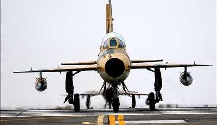 مانور هوایی جنگنده های پایگاه شهید بابایی | تصاویر