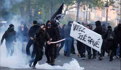 احتجاجات على نتائج الانتخابات في فرنسا