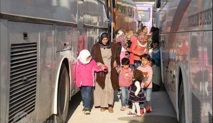 بدء المرحلة الجديدة من انتقال المدنيين الى حلب