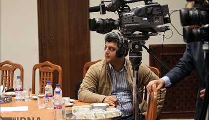 نشست خبری سفیر فلسطین در تهران/ تصاویر
