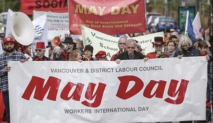 May Day Demonstrations Held across World