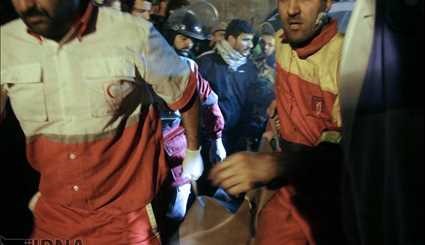 اخراج جثامين ضحايا انفجار منجم كلستان