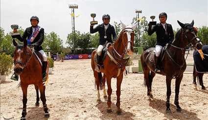 إيران الحصان كأس القفز عقد في كرج