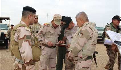 القوات العراقية تدّمر عجلتين لارهابيي 