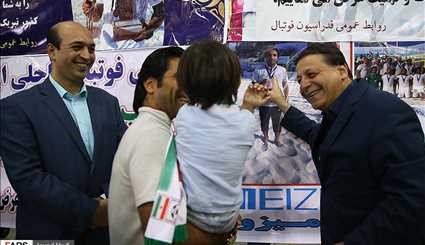 بازگشت تیم ملی فوتبال ساحلی به ایران | تصاویر