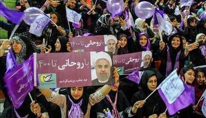المرشح حسن روحاني يزور مدينة تبريز /صور