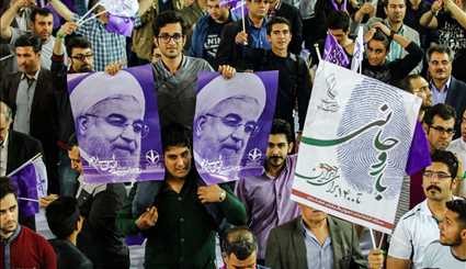 المرشح حسن روحاني يزور مدينة تبريز /صور