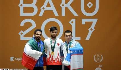 مسابقات وزنه‌برداری بازی‌های کشورهای اسلامی در باکو | تصاویر