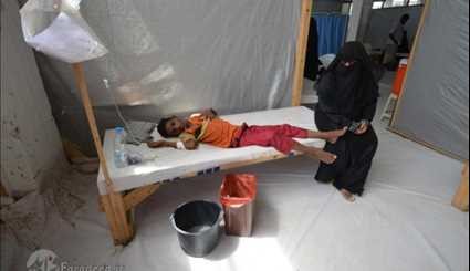 شیوع وبا در یمن