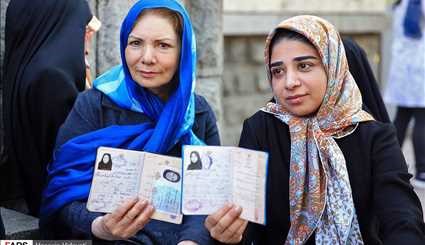 انتخابات ریاست جمهوری و شورای شهر و روستا در حسینیه ارشاد | تصاویر