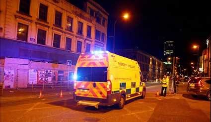 بالصور الانفجار الذي حصل في مدينة مانشستر في بريطانيا