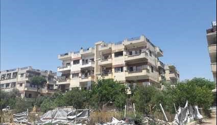 صور حديثة لحي الوعر في مدينة حمص السورية بعد خلوه من الإرهابيين :