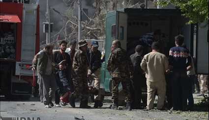تفجير حي السفارات في كابول/ صور