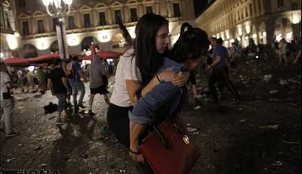 600 زخمی بر اثر ازدحام جمعیت در ایتالیا +عکس