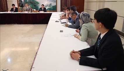 نشست خبری سفیر چین در تهران | تصاویر