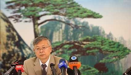 نشست خبری سفیر چین در تهران | تصاویر