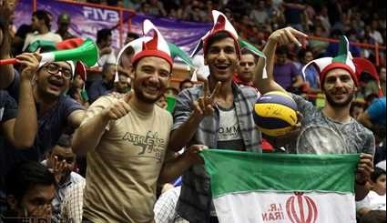 لیگ جهانی والیبال دیدار ایران و بلژیک