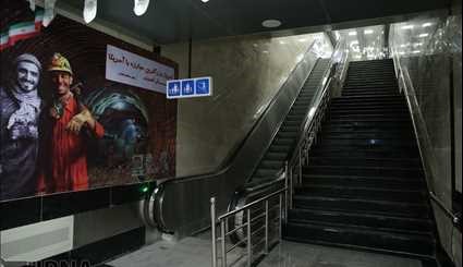 افتتاح خط هفت مترو تهران/ تصاویر