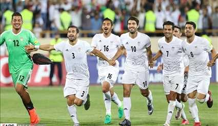 صعود تیم ملی فوتبال ایران به جام جهانی ۲۰۱۸ | تصاویر